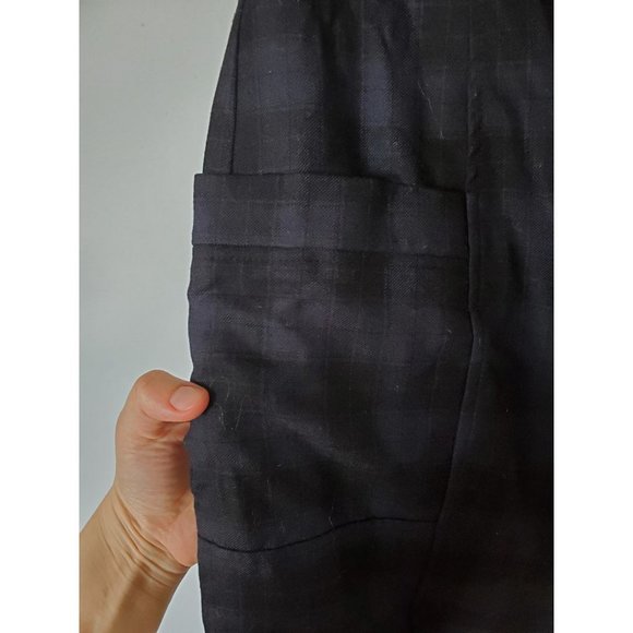 French Connection 100% wool strapless plaid dress (size 6) - Picture 5 of 7